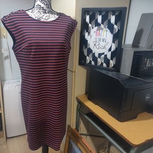 MICHAEL Michael Kors Leather Laced Shoulder Knit-L